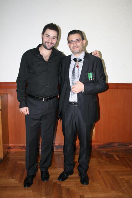il compositore Francesco Marino ed il pianista Maurizio Zaccaria